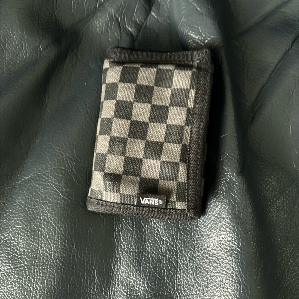 VANS Checkered Bifold Velcro Wallet
